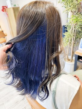 ジャストビューティ ルフレ 金沢八景店(Just Beauty Rufure) マロンベージュ/Aラインボブ/かきあげ/金沢八景