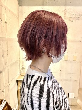 エレナ(elena) ボブウルフ×ピンク