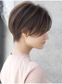 前髪なし大人ショート20代30代40代【AIN.表参道】川原大地