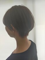 キュウヘアー(KYUU HAIR)&nbsp;耳掛けかわいい丸みショート×アッシュベージュ