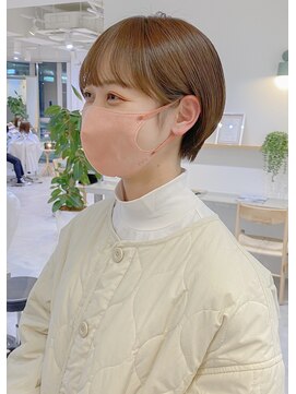 フィルムス 柏(FILMS) 暗めカラー/ショートボブ/マロンベージュ/くすみベージュ/柏