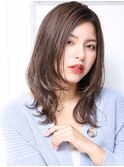 大人可愛い小顔美髪ショコラアッシュ顔周りレイヤーA8