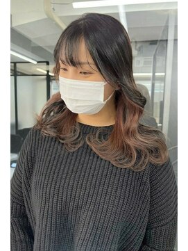 リア 大阪梅田(Ria) ~ミルクティーアッシュ インナーカラー~ 【Ria 大阪 梅田】