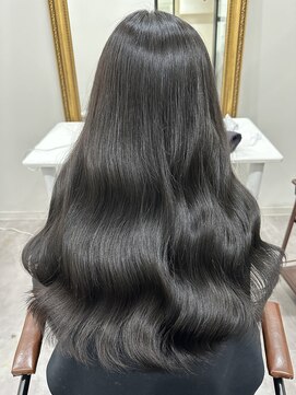 ロウ 町田(ROW) 大人かわいいエギョモリ ミルクティーブラウン ひし形シルエット