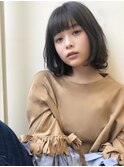 【湯田】こっくりカラーとくびれボブ