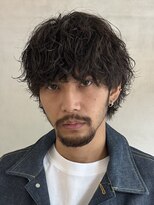 フィフス 渋谷(fifth)&nbsp;波巻きスパイラルパーマシャドウパーマメンズマッシュカット渋谷