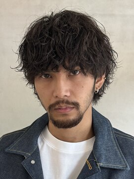 フィフス 渋谷(fifth) 波巻きスパイラルパーマシャドウパーマメンズマッシュカット渋谷