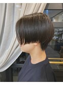 ハンサムショート/ブラウンカラー/ショート/似合わせカット