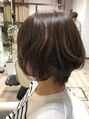 ヘアーデザインディープ hair design Deep 【前下がりボブ】コテ仕上げで可愛らしさ◎