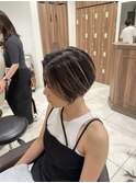 白髪ぼかしハイライト