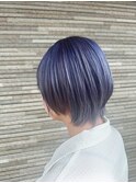 【パープルアッシュ】ハイトーン 韓国風 ラベンダーアッシュ