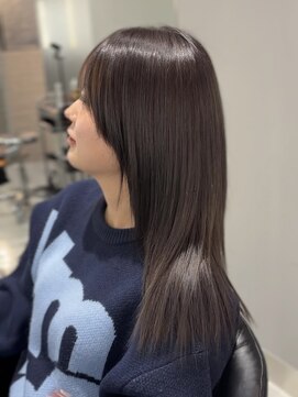 バレット 表参道(VALETTE) 透け感たっぷり、グレージュカラー