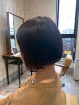 エヌアンドエー 杉戸高野台店(N&A)&nbsp;大人上品な前下がり丸みボブ/ダークブラウン/トリートメント