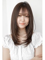 ドットハリス(.Hallis)&nbsp;レイヤーボブ/レイヤーカット/くびれレイヤー/韓国風ヘア