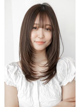 ドットハリス(.Hallis) レイヤーボブ/レイヤーカット/くびれレイヤー/韓国風ヘア