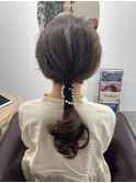 ローポニーアレンジ