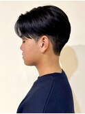 曲がる縮毛矯正 センターパート ニュアンスストレート