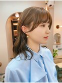 ミディアム/韓国風/レイヤーカット/顔回りカット/柏駅