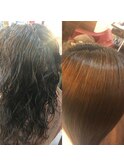アイロンを使用しない縮毛矯正「エアーストレート」