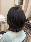 くびれヘア/アプリコットオレンジ/ハイライトカラー/杉田花乃