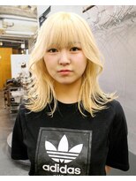 ニール シトロン 名古屋 伏見 丸の内(NEELU citron)&nbsp;ブロンドベージュカラーブリーチカラー