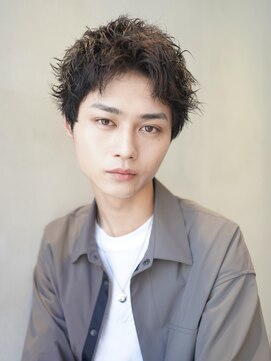 ニコ トウキョウ ロジック(nico TOKYO Logic) 黒髪スパイキーショートアップバンクスーツ社会人20代30代