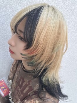 ギャラクシーアンブレラ 水戸店(GALAXY&BRELLA)の写真/《人気急上昇◎顔周りレイヤー》華やかさ＆トレンド感UP！ウルフ/ショートなど今っぽスタイルもお任せ*