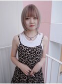 【レイヤーボブ/中里千尋】ハイトーンボブ/デザインカラー