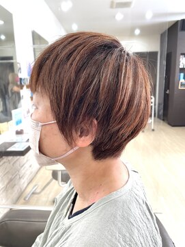 ヘアーストーリー (HAIR STORY) 白髪ぼかし ハイライト ピンクブラウン