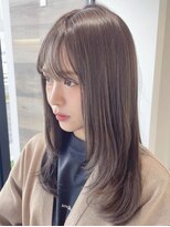 ラヴィ(Lavie)&nbsp;ハイライトカラーミルクティーベージュレイヤーカット