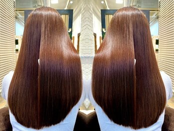 ネオリーブアオバ 高田馬場店(Neolive aoba)の写真/[Cut+縮毛矯正￥14300/Cut+髪質改善縮毛矯正+TR￥18600]髪質改善しながらクセ対策！酸性ストレート/髪質改善