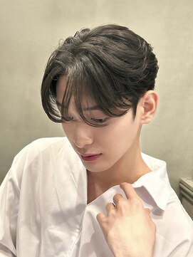 ロンドオム 池袋(Lond Homme) men's/メンズ/ダウンパーマ/黒染め/韓国/ブルーブラック/池袋