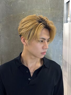 メンズサロン キング 心斎橋店(Men’s salon K!ng) メンズカット/ブリーチ/ニュアンスパーマ/メンズハイライト/眉毛