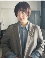 クイン(qin)&nbsp;コンパクトブラウンマッシュショート