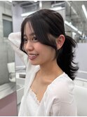 顔まわりカット 似合わせカット ヘアセット【肥田亜沙美】