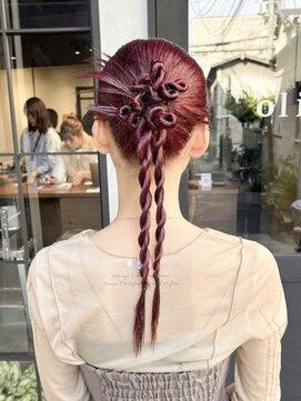 ポーズヘアー 大阪 福島(PAUSE HAIR) ねじねじヘア