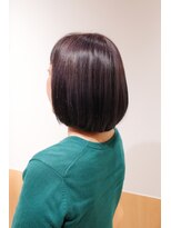 ワッカ(wacca) ボブ 丸みボブ パープル ダブルカラー