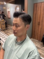 オールマンバーバーショップ 流山おおたかの森(Allman Barbershop)&nbsp;波巻きツイストスパイラル/センターパート/流山おおたかの森