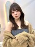 【前髪で第一印象チェンジ】前髪カット+カラー+髪質改善1stepTr¥7300