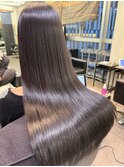 【横浜】髪質改善ストレート×透明感ダークカラー
