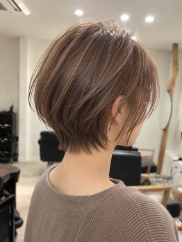 ホーミーキョウト(Homey Kyoto)の写真/一人一人の頭の形に合わせシルエットや細部にまでこだわったショートカットが定評◎最新スタイルもお任せ♪