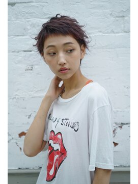 ヘア ラボ ニコ 藤沢店(hair Labo nico...) 外ハネ☆ラベンダーピンク