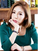 エマージュ 海老名店(Emerge)&nbsp;甘さをプラスしたハイトーンワンカールボブ