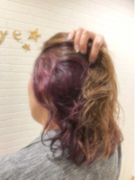 レイビューティー 浜町中央橋店(RAY+beauty) インナー　×　パープル