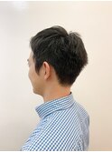 30代40代黒髪メンズの短かくし過ぎない柔らかショートスタイル☆
