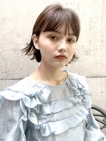 アイティー バイ アルバム 中野店(IT by ALBUM) ミニボブ_オリーブカラーハイライトカラー_77228