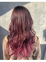 ナゴンスタイル(NAGON STYLE)&nbsp;チェリーピンク×バレイヤージュ