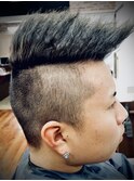 ジェットモヒカン××ツーブロック××ツイストパーマ××個性派