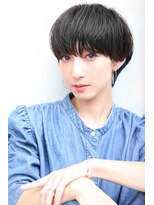 ヨファ ヘアー(YOFA hair) イヤリングカラー重ため前髪イメチェンショート　0406