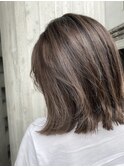 透明感抜群大人ハイライトベージュカラー